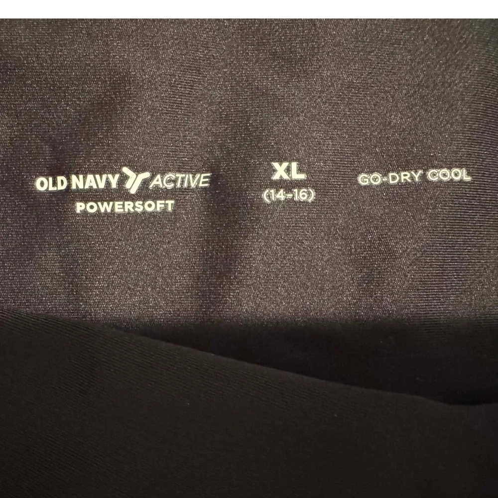 Old Navy Active‎ Skort youth XLarge Black Excellent High Waisted Athletic Skirt
